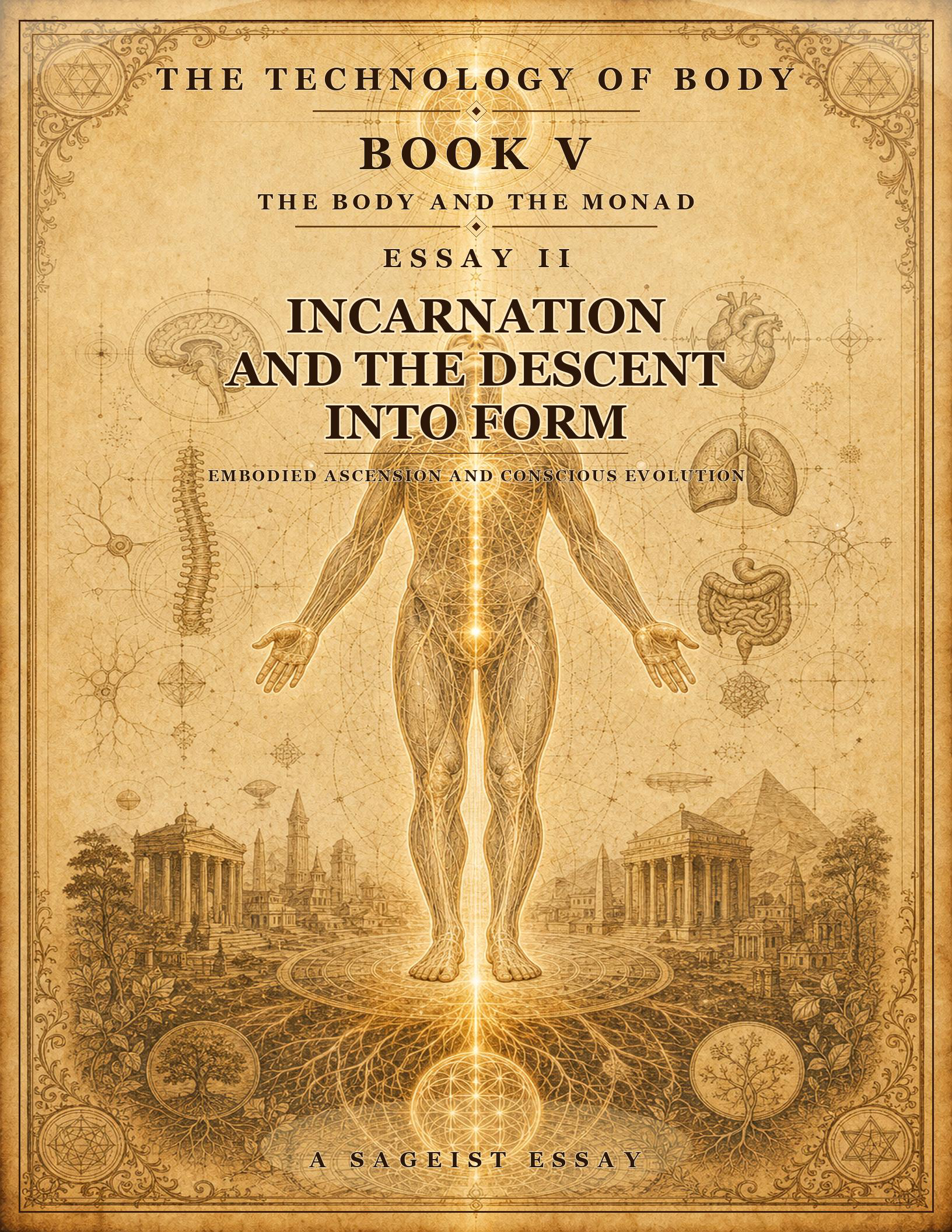 Book V &middot; Essay II — Incarnation and the Descent into Form, cover plate